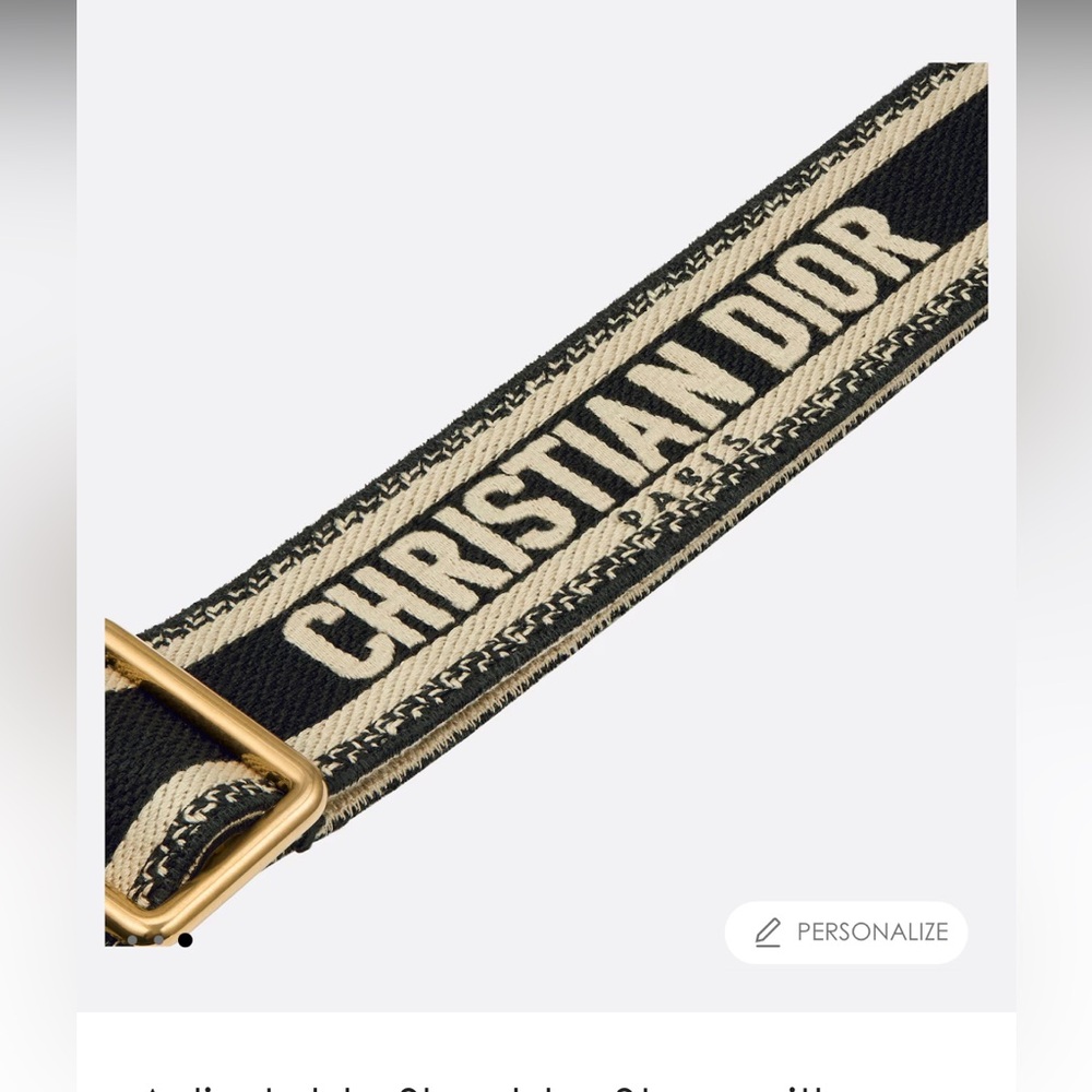 Dior bag strap